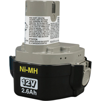 Pod-Style Battery, Ni-MH, 12 V, 2.6 A Equipment World