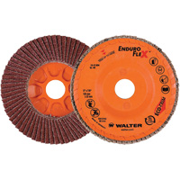 Disque &agrave; lamelles Enduro-Flex, 5" x 7/8", Type 27, Grain 40, Alumine de zirconium Equipment World