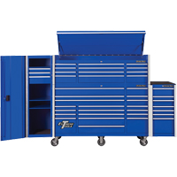RX Series Side Cabinet, 7 Drawers, 19" W x 25" D x 39-1/4" H, Blue TEQ496 | Equipment World