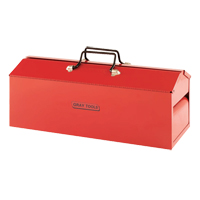 Tool Box, 8-13/20" D x 21-3/10" W x 9" H, Red Equipment World
