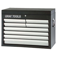 Coffre sup&eacute;rieur - 8 tiroirs, 26" la, 8 tiroirs, Noir Equipment World