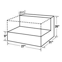 Steel Fuel Transfer Tank, Steel, 48 gal. Capacity, White Equipment World