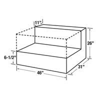 Steel Fuel Transfer Tank, Steel, 85 gal. Capacity, Black Equipment World