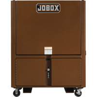 Field Office Jobsite Box, 33" W x 63" D x 80" H, Steel, Red Equipment World