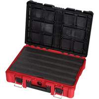 Packout Tool Case with Customizable Insert, 20-7/10" x 15-1/5" x 6-1/5", Black/Red Equipment World