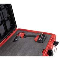 Packout Tool Case with Customizable Insert, 20-7/10" x 15-1/5" x 6-1/5", Black/Red Equipment World