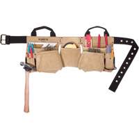 Carpenter's Tool Belt, Leather, Tan Equipment World