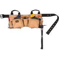 Carpenter's Tool Belt, Leather, Tan Equipment World
