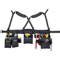 Carpenter's Tool Belt, Polyester, Black Equipment World