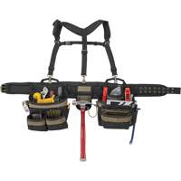 Deluxe Tool Belt, Polyester, Black Equipment World