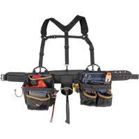 Deluxe Tool Belt, Polyester, Black Equipment World