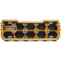 Compartment Pro Organizer, 6-5/8" W x 17-5/8" D x 2-7/8" H, Black/Yellow Equipment World