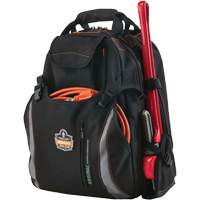 Arsenal&reg; 5843 Tool Backpack, 13-1/2" L x 8-1/2" W, Black, Polyester Equipment World