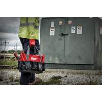 Utility Oval Bag, Ballistic Nylon, 24 Pockets, Black/Red Equipment World