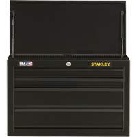 100 Series Tool Chest, 26" W, 4 Drawers, Black Equipment World