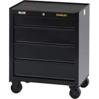 100 Series Rolling Tool Chest, 4 Drawers, 26-1/2" W x 18" D x 32" H, Black Equipment World