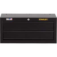 100 Series Middle Tool Chest, 26" W, 2 Drawers, Black Equipment World