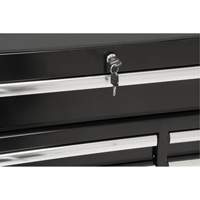 Industrial Tool Cart, 11 Drawers, 41" W x 18-3/4" D x 39-1/3" H, Black Equipment World