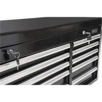 Industrial Tool Chest, 41" W, 10 Drawers, Black Equipment World
