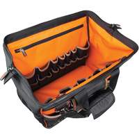 Sac &agrave; outils avec grande ouverture Tradesman Pro, Nylon balistique, 42 pochettes, Noir Equipment World