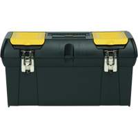 2000 Series Tool Box with Tray, 24" W x 11-1/4" D x 11" H, Black/Yellow Equipment World