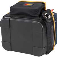 Porte-outils &eacute;lectrique/CHVAC &agrave; base moul&eacute;e, Polyester balistique, 20 pochettes, Noir/Bleu Equipment World