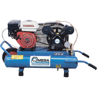 Contractor Series Air Compressors, Gas, 6.6 Gal. (8 US Gal), 125 PSI Equipment World