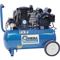 Professional Series Air Compressors, Electric, 6.6 Gal. (8 US Gal), 125 PSI, 115/1 V Equipment World