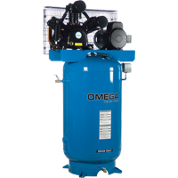Industrial Series Air Compressors - Horizontal Compressor - Two Stages, 66.6 Gal. (80 US Gal) Equipment World