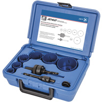 Premium Electrician's Holesaw Kit, 8 Pieces Equipment World