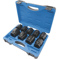 PS901 6-Point SAE Impact Socket Set, 9 Pcs, Impact, 1" Drive Size Equipment World