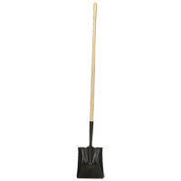 Square-Point Shovel, Wood, Tempered Steel Blade, Straight Handle, 49-1/2" Long TFX930 | Equipment World