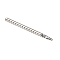 Solid Carbide Burrs - Taper Shape Radius End 14°, 1/8" Shank Equipment World