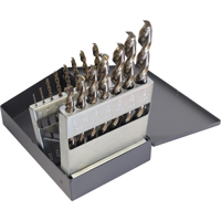 Drill Sets, 15 Pieces, High Speed Steel Equipment World