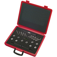 Tap & Die Sets with Production Hand Taps and Carbon Steel Round Adjustable Dies, 20 Pieces Equipment World