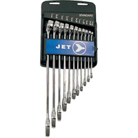 Fully Polished Long Pattern Combination Wrench Set, Combination, 11 Pieces, Imperial Equipment World
