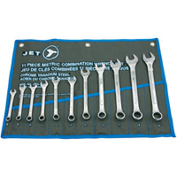 Raised Panel Combination Wrench Set, Combination, 11 Pieces, Metric Equipment World