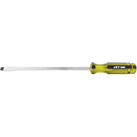 Slot Jumbo Handle Screwdriver, 3/8", 10" L, Plastic Handle Equipment World