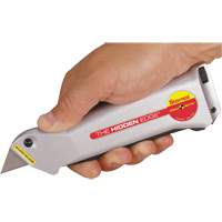 Hidden Edge<sup>®</sup> Knife, 19 mm, Steel, Aluminum Handle TGW580 | Equipment World