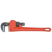Pipe Wrench, 1-1/2" Jaw Capacity, 10" Long, Powder Coated Finish Equipment World