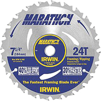 Contractor Saw Blades - Marathon&reg; Saw Blades, 7-1/4", 24 Teeth Equipment World