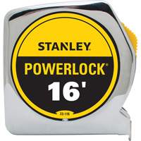 Ruban &agrave; mesurer Powerlock, 3/4" x 16', Marques de goujon Imp&eacute;rial Equipment World