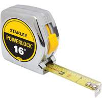 Ruban &agrave; mesurer Powerlock, 3/4" x 16', Marques de goujon Imp&eacute;rial Equipment World