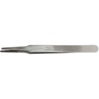 Tweezers - Flat Round Tips, Straight - 4.75" (120 mm) Equipment World