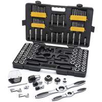 SAE/Metric Ratcheting Tap & Die Set, 114 Pieces Equipment World