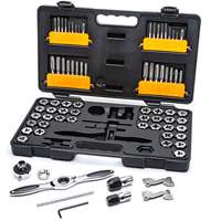 SAE/Metric Ratcheting Tap & Die Set, 77 Pieces Equipment World
