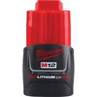 M12 Redlithium 2.0 Battery, Lithium-Ion, 12 V, 2 A Equipment World