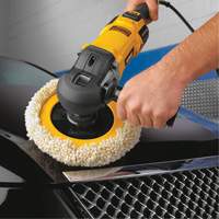 Variable Speed Polisher with Soft Start, 9"/7" Pad, 120 V, 12 A, 0-3500 RPM Equipment World