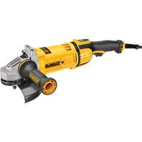 Large Angle Grinder with No Lock-On Switch, 7", 120 V, 15 A, 8500 RPM Equipment World