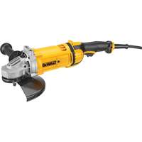 Large Angle Grinder with No Lock-On Switch, 9", 120 V, 15 A, 6500 RPM Equipment World